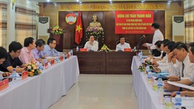 Chủ tịch UBTƯ MTTQ Việt Nam Trần Thanh Mẫn duyệt kế hoạch Đại hội MTTQ VN tỉnh Quảng Nam 