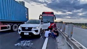 Điều tra 5 xe tông liên hoàn trên cao tốc TPHCM - Trung Lương