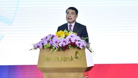 Thống đốc Ngân hàng Nhà nước Lê Minh Hưng phát biểu tại hội nghị của VietinBank