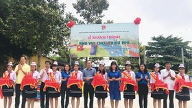 Khánh thành khu vui chơi trẻ em tại xã Phan, huyện Dương Minh Châu