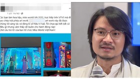 Ban tổ chức Hoa hậu Thế giới Việt Nam xin lỗi vì sử dụng hình ảnh thiết kế trên màn hình sân khấu chưa xin phép