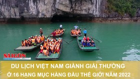 Du lịch Việt Nam giành giải thưởng ở 16 hạng mục hàng đầu thế giới năm 2022