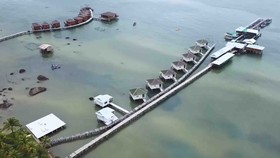 Ngày mai 31-10, cưỡng chế 8 bungalow và 2 cầu dẫn lấn biển Phú Quốc