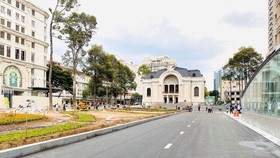 Tuyến Metro số 1 bàn giao mặt bằng Công viên Lam Sơn trước Nhà hát Thành phố sớm hơn tiến độ