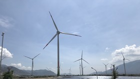 Thường trực Ban Bí thư Trần Quốc Vượng thị sát tiến độ dự án tổ hợp điện tái tạo Ninh Thuận