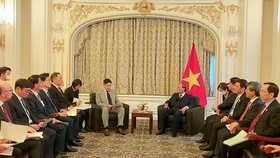 Chủ tịch nước Nguyễn Xuân Phúc tiếp lãnh đạo các tập đoàn hàng đầu Hàn Quốc đang đầu tư tại Việt Nam