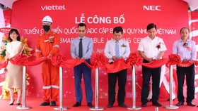 Vietel tổ chức lễ khánh thành tuyến cáp biển quốc tế ADC (Asia Direct Cable) cập bờ tại Quy Nhơn