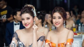 Hoa hậu Mỹ Linh và á hậu Huyền My rạng rỡ thu hút mọi ánh nhìn