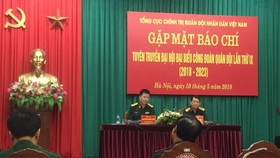 Tổng cục Chính trị Quân đội nhân dân Việt Nam gặp mặt báo chí