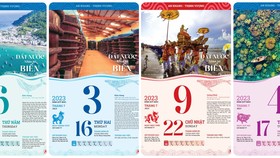 Khám phá biển Việt Nam qua bộ lịch Đất nước nhìn từ biển
