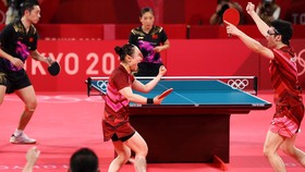 Niềm vui của hai tay vợt Nhật Bản khi giành chiến thắng