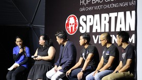 Buổi giao lưu và họp báo giới thiệu về Spartan Race 2020. Ảnh: Anh Trần