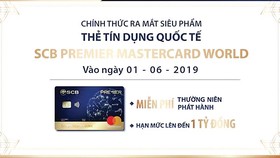 Ra mắt siêu phẩm thẻ tín dụng quốc tế SCB Premier MasterCard World