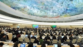 A meeting of the UN Human Rights Council (Source: The Algemeiner)