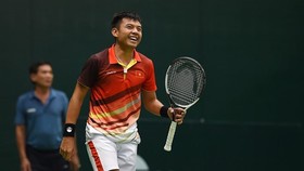 Top Vietnamese player Ly Hoang Nam gets a wildcard for the men’s singles and doubles events at ATP Challenger Tour, Vietnam Tennis Open Da Nang City 2019. (Photo courtesy of the Vietnam Tennis Federation)