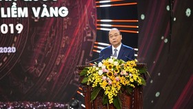 Prime Minister Nguyen Xuan Phuc speaks in the event. (Photo: Sggp)