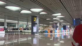 The National carrier flag Vietnam Airlines is one of the nine airlines to operate at terminal 4 at Changi International Airport in Singapore.