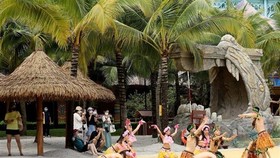 At a water park in Kien Giang (Photo: VNA)