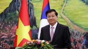 General Secretary of the Lao People's Revolutionary Party Central Committee and President of Laos Thongloun Sisoulith (Photo: VNA) 