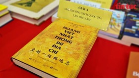 The revised translation of "Hoang Viet nhat thong du dia chi", which wins the A prize. (Photo: VNA)