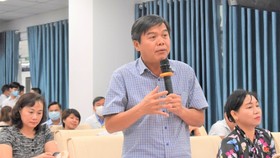 Editor-in-chief of the Sai Gon Giai Phong Newspaper, Tang Huu Phong recognizes the Children’s Hospital 1’s achievements in using advances in smart health.