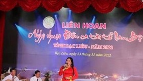 A singing performance at the opening ceremony