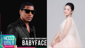 R&B superstar Babyface and singer Ngoc Mai