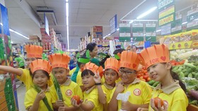 Học sinh Trường Tiểu học Nguyễn Thái Học (quận 1) - một trong 40 trường thực hiện mô hình tiên tiến hội nhập