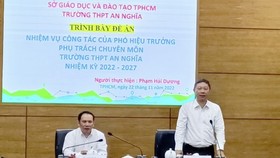 TPHCM: Công bố danh sách 3 ứng viên trúng tuyển vị trí phó hiệu trưởng các trường THPT