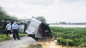 Bến Tre: Sạt lở nghiêm trọng ở cồn Phú Đa