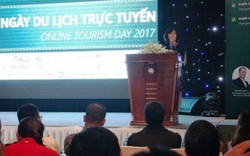 旅遊總局同越南電子貿易協會及電子貿易暨資訊科技局配合舉辦的“2017年網絡旅遊日”。（圖源：羽黎）