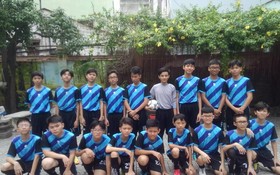 麥劍雄學校的越華學生足球隊。