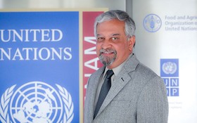 圖為聯合國開發計劃署駐越首席代表馬爾霍特拉（Kamal Malhotra)。