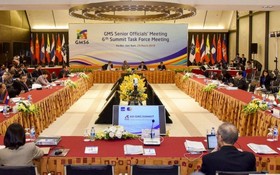大湄公河次區合作（GMS）第六次高官會議現場一瞥。