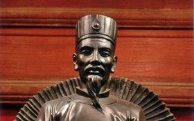 文廟-國子監內的朱文安先師塑像。（圖源：文廟-國子監）