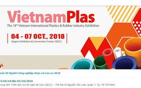 2018第十八屆越南國際塑橡膠工業展（VietnamPlas 2018）即將開幕。（圖源：網站截圖）