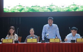 文體與旅遊部辦公廳主任、發言人阮太平在新聞發佈會上發言。（圖源：世公）