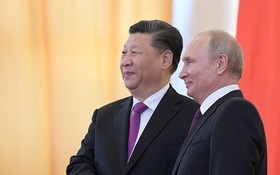 中國國家主席習近平(左)與俄羅斯總統普京。（圖源：Sputnik）