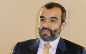 沙特阿拉伯通訊與信息技術部大臣施瓦哈。（圖源：共同社）