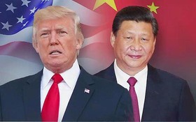 中國國家主席習近平（右）和美國總統特朗普。（圖源：互聯網）