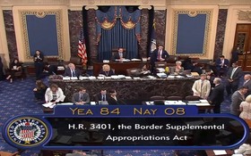 美國眾議院於當地26日晚上通過撥款46億美元，應對邊境移民危機。（圖源：Fox News截圖）