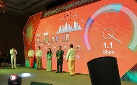Viettel 集團旗下Mytel公司的5G技術正式亮相緬甸。（圖源：陳平）