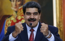 委內瑞拉宣佈驅逐薩爾瓦多外交官員，圖為委國總統馬杜羅。（圖源：AP）