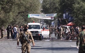 圖為阿富汗首都喀布爾 9月17日發生的一起自杀式爆炸袭击現場。（圖源：新華社）