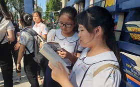 “文化閱讀日”盛會備受第五郡各所學校、華文中心的學生歡迎，吸引許多中、小學生前往閱讀書籍。