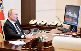 俄羅斯總統普京的辦公電腦仍在使用過時的Windows XP系統。（圖源：莫斯科時報）