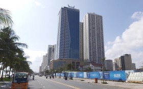 圖為峴港市芒清酒店與山茶高檔住房公寓組合項目。（圖源：段強）
