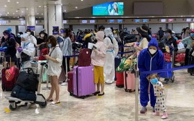 越竹航空臨時派航班將近200名越南公民從菲律賓安全接回國。（圖源：外交部）