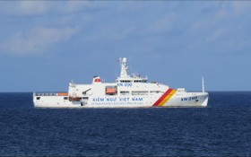 KN-290型漁檢船在海上執行監視任務。（圖源：互聯網）