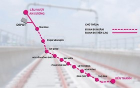 地鐵2號線項目（濱城-參良）藍圖。